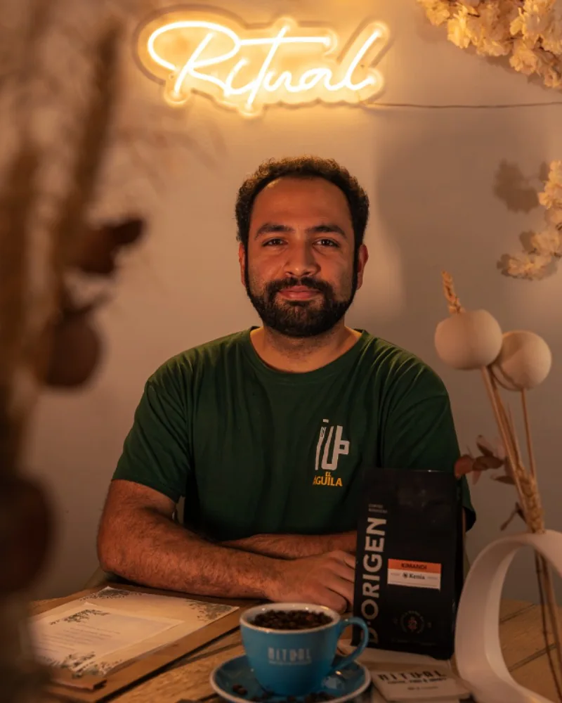 Un momento de café con el equipo de Ritual